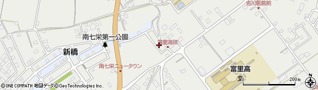 千葉県富里市七栄133周辺の地図