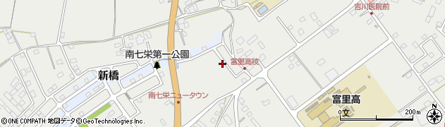 千葉県富里市七栄133-18周辺の地図