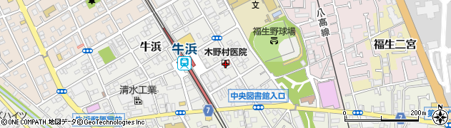 東京都福生市牛浜130周辺の地図