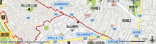 東京都文京区本駒込5丁目47周辺の地図