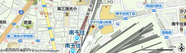 ビッグエコー BIG ECHO 南千住駅前店周辺の地図