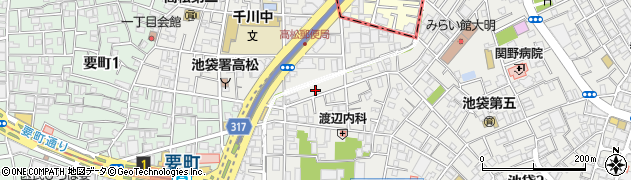 東京都豊島区池袋3丁目14周辺の地図