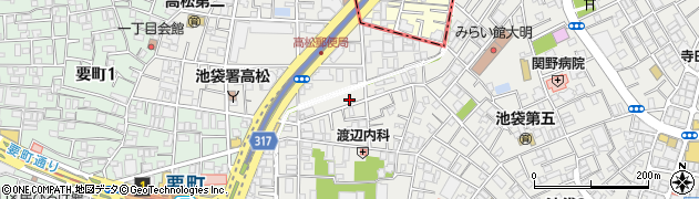 東京都豊島区池袋3丁目14-2周辺の地図