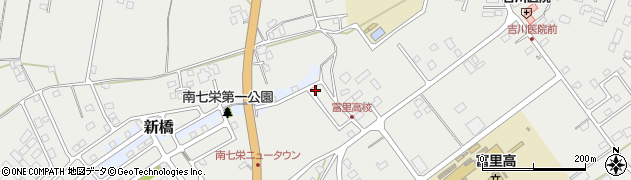 千葉県富里市七栄133-28周辺の地図