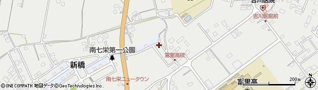 千葉県富里市七栄133-35周辺の地図