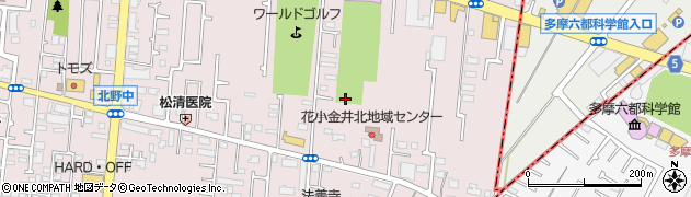 東京都小平市花小金井3丁目周辺の地図