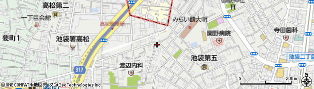 東京都豊島区池袋3丁目7-11周辺の地図