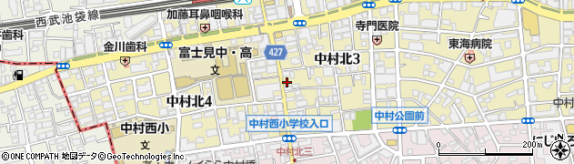 ＴＨＣ中村橋接骨院周辺の地図