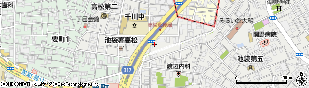 東京都豊島区池袋3丁目15-11周辺の地図