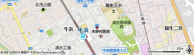 東京都福生市牛浜123周辺の地図