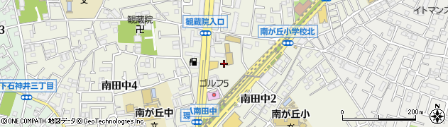 東京都練馬区南田中周辺の地図
