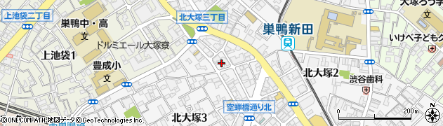 株式会社白洋舎　大塚営業所周辺の地図