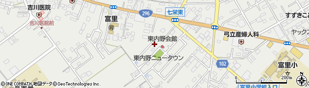千葉県富里市七栄282-61周辺の地図