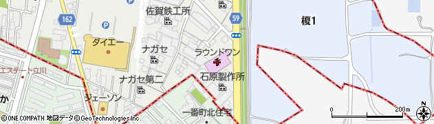 ラウンドワン武蔵村山店周辺の地図