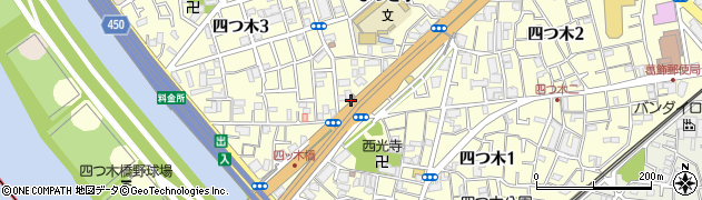 東京都葛飾区四つ木4丁目1周辺の地図