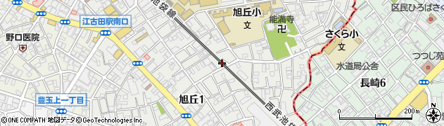 東京都練馬区旭丘周辺の地図