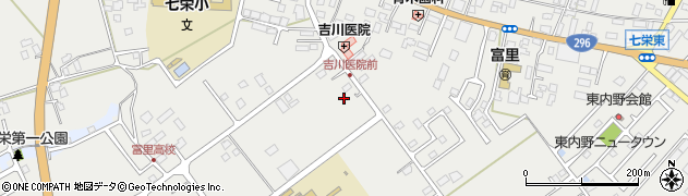 千葉県富里市七栄185周辺の地図