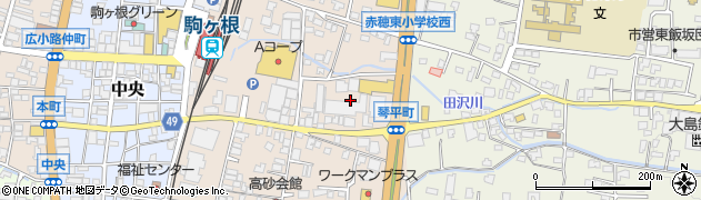長野県駒ヶ根市東町9周辺の地図