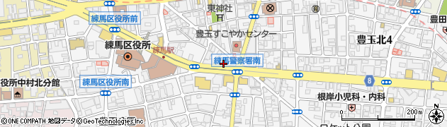 喜多方ラーメン坂内 練馬中央店周辺の地図