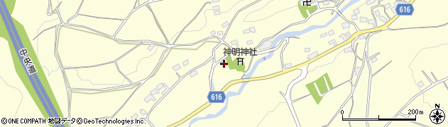 山梨県韮崎市穂坂町三之蔵3318周辺の地図