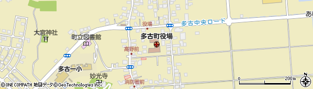 千葉県多古町（香取郡）周辺の地図