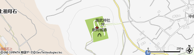 新府公園周辺の地図