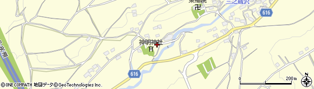 山梨県韮崎市穂坂町三之蔵3334周辺の地図
