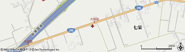 千葉県富里市七栄99-3周辺の地図