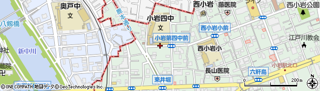 東京都江戸川区西小岩3丁目周辺の地図