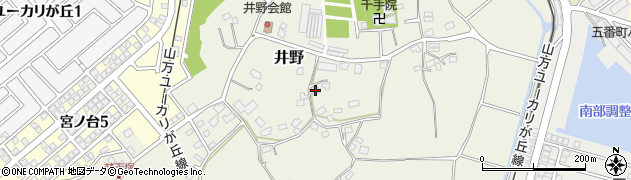 千葉県佐倉市井野177周辺の地図