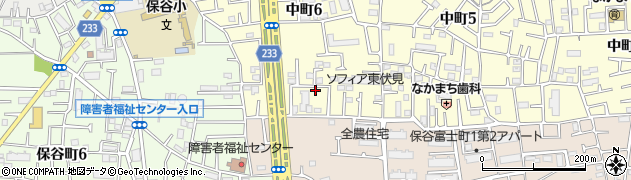 西東京市中町6丁目9 プリマベーラパーキング周辺の地図