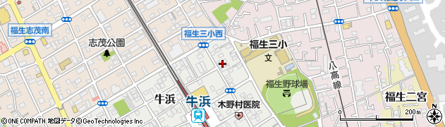 牛浜鈴薬局周辺の地図
