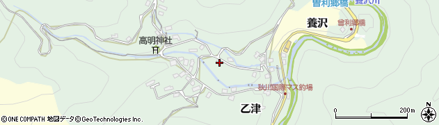 東京都あきる野市乙津2063周辺の地図