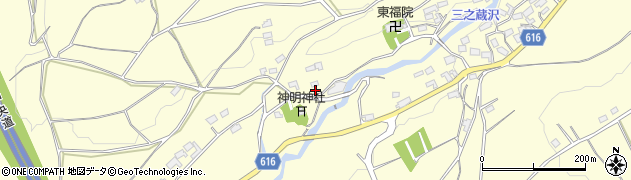 山梨県韮崎市穂坂町三之蔵3721周辺の地図