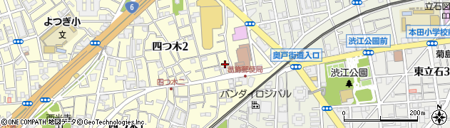 東京都葛飾区四つ木2丁目27周辺の地図