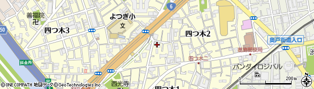 東京東信用金庫葛飾支店周辺の地図