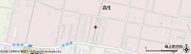 千葉県旭市高生周辺の地図