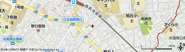 まいばすけっと江古田駅東店周辺の地図