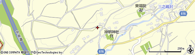 山梨県韮崎市穂坂町三之蔵3158周辺の地図