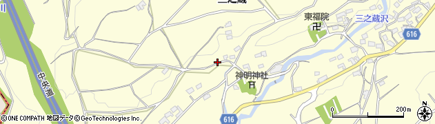 山梨県韮崎市穂坂町三之蔵3149周辺の地図