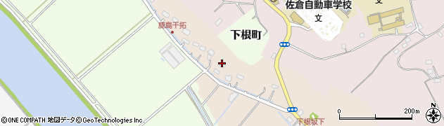 千葉県佐倉市下根230周辺の地図