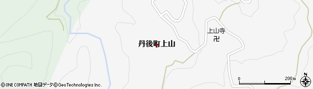 京都府京丹後市丹後町上山周辺の地図