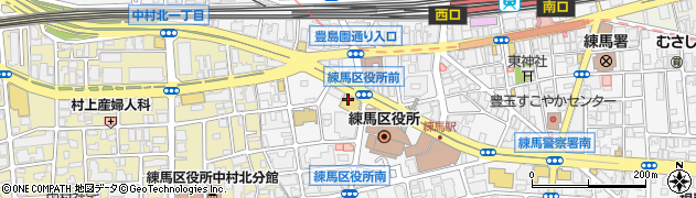 株式会社オオゼキ　練馬店周辺の地図