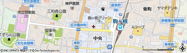 庄や 駒ヶ根店周辺の地図