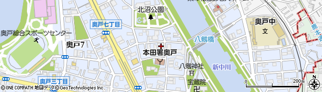 寿特殊硝子株式会社　奥戸営業所周辺の地図