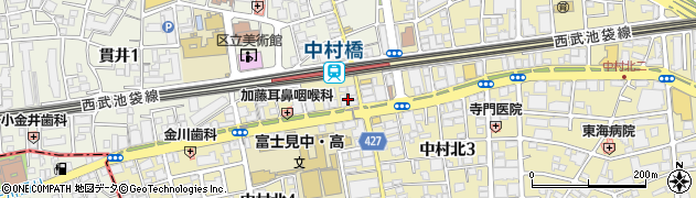 中村橋メンタルクリニック周辺の地図