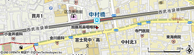 株式会社オリンピック　中村橋店周辺の地図