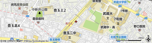 山下寝具株式会社練馬支店周辺の地図