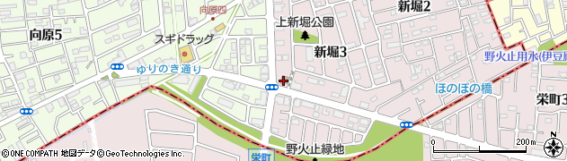 東大和新堀郵便局周辺の地図
