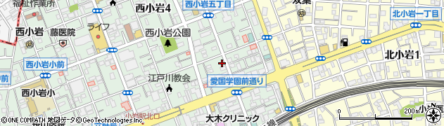小味園本店周辺の地図